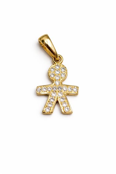 Charm Idee Preziose dal 1987 Woman in Yellow Gold Zircone IP.CHK18G/133 - IP.CHK18G/133